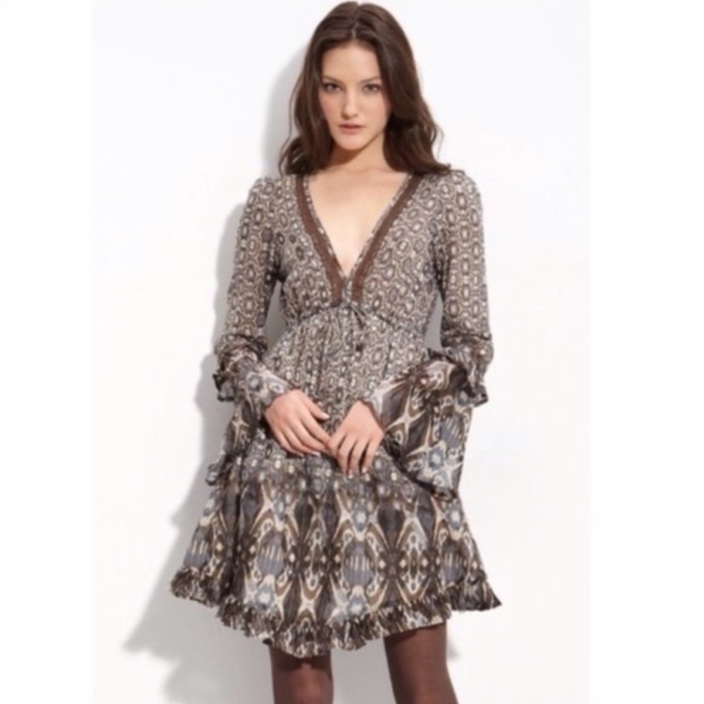 Sanctuary Greenwich Boho Bell Sleeve Dress